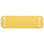 HID SlimFlex on-metal Tag I-code SLIx yellow w slot - 100 tags